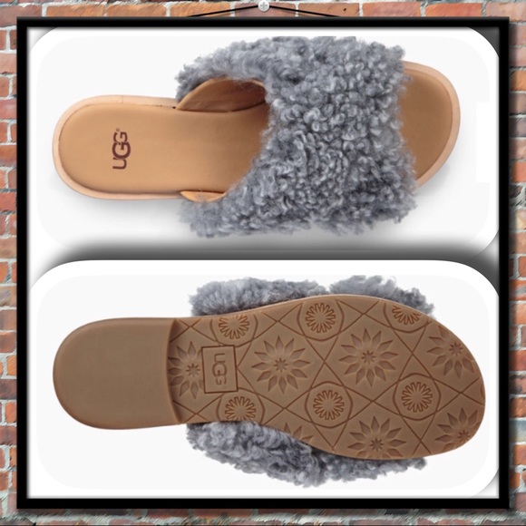 UGG Joni Slide in Grey - Picture 2 of 8